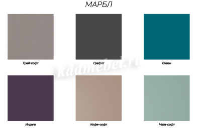 Шкаф верхний угловой сушка высокий ВУСП2 кухня Марбл (Белый/Мята софт)