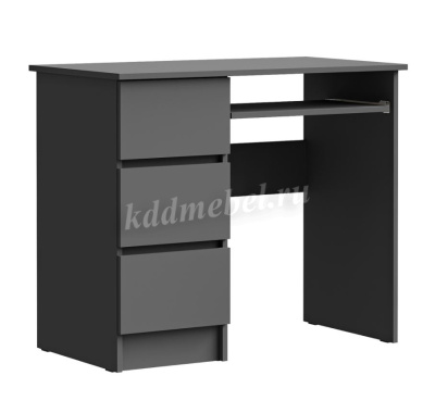 Стол письменный левый Лето МС-6 (Графит)