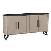 Комод Фиделия 76.04 (Серый камень/Грей/Мрамор черный)