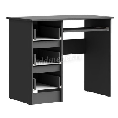 Стол письменный левый Лето МС-6 (Графит)