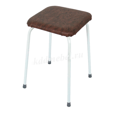 Табурет квадратный Пенёк-184 лёгкий (Коричневый)