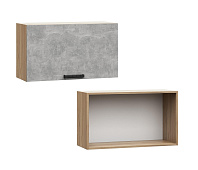 Шкаф верхний ШВГ 460*800 Кухня Катрин (Софт Вайт)
