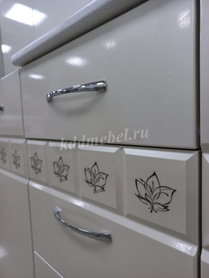 Кухня Мила Люкс 2,0 (Венге/Жемчуг)