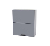 Шкаф верхний высокий СВ8ВГкухня Марбл (Белый/Мята софт)