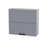 Шкаф верхний С8ВГкухня Марбл (Белый/Мята софт)