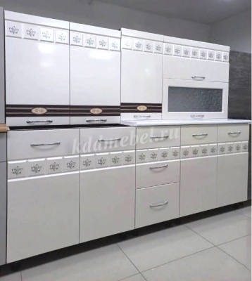 Кухня Мила Люкс 2,0 (Венге/Жемчуг)