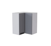 Шкаф верхний угловой сушка УСП2 кухня Марбл (Белый/Мята софт)