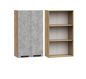 Шкаф верхний ШВ 920*600 Кухня Призма (Бриз Супермат)